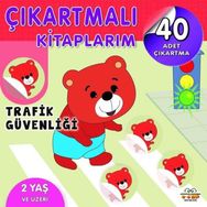 Çıkartmalı Kitaplarım - Trafik Güvenliği - 0-6 Yaş Yayınları