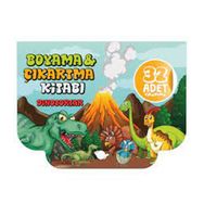 Çikolata Yayınları Dinozorlar 32 Boyama Çıkartma Kitabı
