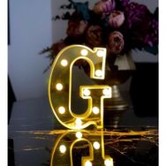 Çılgın Trend Büyük Boy G 3D Işıklı Led Harf Dekoratif Aydınlatma