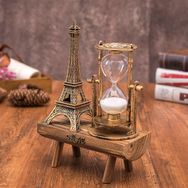 Çılgıntrend Eyfel Kulesi Paris Ahşap Kum Saati
