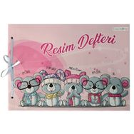 Çınar 24x34 25 Yaprak Kurdelalı Perforajlı Resim Defteri
