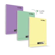 Çınar A4 96 Yaprak I'M Smart P.P Kapak Kareli Spiralli Defter