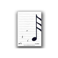 ÇINAR DEFTER Çınar Uni Note 30 Sayfa Spiralli Müzik Defteri Siyah Plastik Kapak