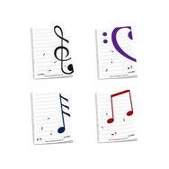 Çınar Defter Spiralli Pp Kapak 30 Yaprak Müzik Defteri