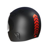 Çınar Extreme 2 Adet 5x16 cm Araba Ayna Bayrak Kırmızı Kask Sticker
