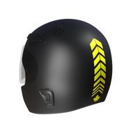 Çınar Extreme 2 Adet 5x16 cm Araba Ayna Floresan Sarı Kask Sticker