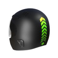 Çınar Extreme 2 Adet 5x16 cm Araba Ayna Floresan Yeşil Kask Sticker