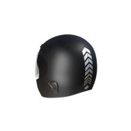 Çınar Extreme 2 Adet 5x16 cm Sport Kask Araba Ayna Yaldızlı Gümüş Kask Sticker