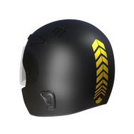 Çınar Extreme 2 Adet Sport Kask Araba Ayna Reflektif Sarı Kask Sticker
