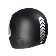 Çınar Extreme 2 Adet Sport Kask Araba Ayna Süt Beyaz Kask Sticker