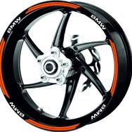 Çınar Extreme Double Stripe Floresan Turuncu Jant Şeridi Sticker