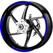 Çınar Extreme Double Stripe Reflektif Mavi Jant Şeridi Sticker