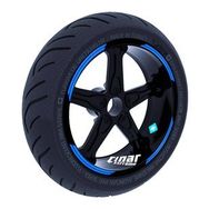 Çınar Extreme Double Stripe Tasarımlı Azur Mavi Jant Şeridi Sticker