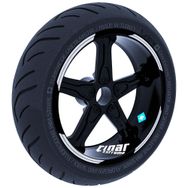 Çınar Extreme Double Stripe Tasarımlı Reflektif Gri Jant Şeridi Sticker
