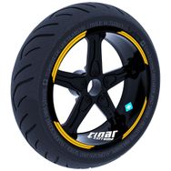 Çınar Extreme Double Stripe Tasarımlı Taksi Sarısı Jant Şeridi Sticker