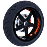 Çınar Extreme Gp Racing Alev Turuncusu İç Jant Şeridi Sticker