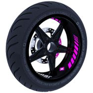 Çınar Extreme Gp Racing Gül Pembesi İç Jant Şeridi Sticker