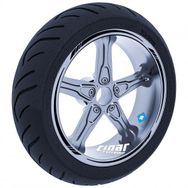 Çınar Extreme Jet Siyah 4 Parçalı Keskin Jant Şeridi Sticker