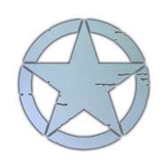 Çınar Extreme Küçük Boy Eskitilmiş Askeri Yıldız Reflektif Sticker