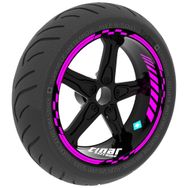 Çınar Extreme Moto Gp İç Dış Jant Şeridi Takım Sticker Reflektif Floresan Renkler