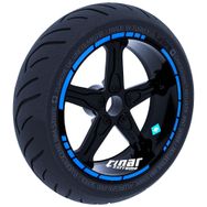 Çınar Extreme Moto GP Stili Azur Mavi Jant Şeridi Sticker