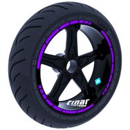 Çınar Extreme Moto GP Stili Patlıcan Moru Jant Şeridi Sticker