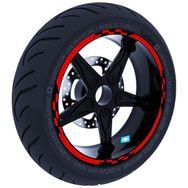 Çınar Extreme Moto GP Yarış Bayraklı Bayrak Kırmızı Jant Şeridi Sticker