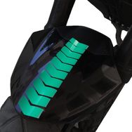 Çınar Extreme Ok Tasarımlı Orman Yeşili Çamurluk Kask Sticker