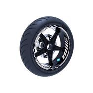 Çınar Extreme Reflektif Beyaz Gri Moto GP İç Dış Jant Şeridi Takım Sticker