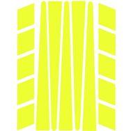 Çınar Extreme Şerit Şeklinde Floresan Sarı Sticker