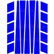 Çınar Extreme Şerit Şeklinde Reflektif Mavi Sticker