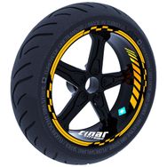 Çınar Extreme Taksi Sarısı Moto GP İç Dış Jant Şeridi Takım Sticker