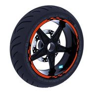 Çınar Extreme Yarış Bayraklı Floresan Turuncu Jant Şeridi Sticker