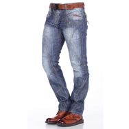 Cipo&Baxx C-0751 Gri Erkek Kot Pantolon