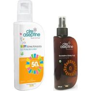Cire Aseptine Baby SPF50 200 ml Güneş Kremi + SPF0 90 ml Bronzlaştırıcı Güneş Yağı