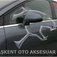 Citroen C4 HB 2005-2010 8 Parça Krom Cam Çıtası