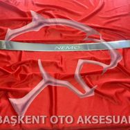 Citroen Nemo Arka Paslanmaz Çelik Krom Tampon Eşiği