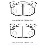 Citroen Xsara Picasso 2001/2008 229x230x71x66 Arka Fren