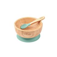 Citron 1073599 Green Vakum Tabanlı Organik Bambu Kase Seti