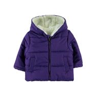 Civil Baby Kız Bebek Mor 6-18 Ay Kapüşonlu Mont