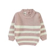 Civil Baby Kız Bebek Triko Kazak 6-18 Ay Pudra