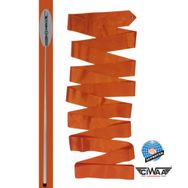 Ciwaa CWA121 Turuncu Fig Onaylı Ritmik Cimnastik Kurdelası ve Sopası