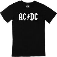 Cix Ac Dc Logolu Siyah Erkek T-shirt