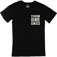 Cix Action Genre Club Cep Logo Tasarımlı Siyah Erkek T-shirt