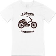 Cix Adventure Bike Beyaz Erkek T-shirt