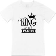 Cix Aile Kombin King Beyaz Erkek T-shirt