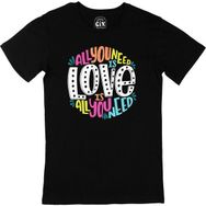 Cix All You Need Love Siyah Erkek T-shirt