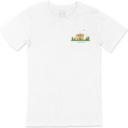 Cix Amber Fort Kalesi Cep Logo Tasarımlı Beyaz Erkek T-shirt