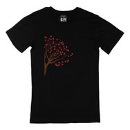 Cix Aşk Ağacı Siyah Erkek T-shirt