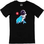 Cix Balina Siyah Erkek T-shirt